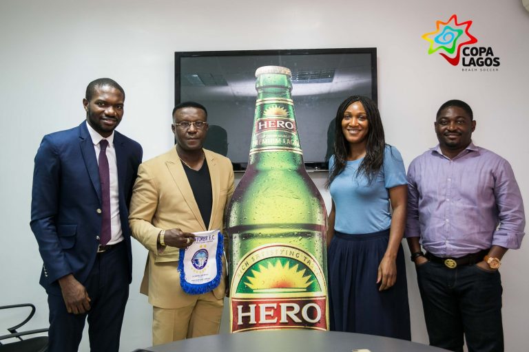 Hero Lager, Enyimba Seal Branded Shirt Contract  For Beach Soccer