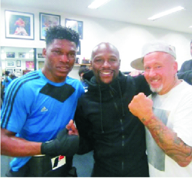 Meet Hot Nigerian Boxer Signed By Floyd Mayweather