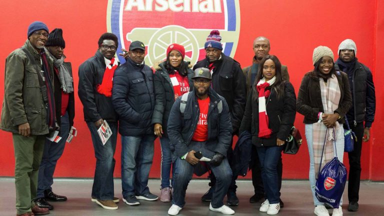 Seven MTN clients excited of watching Arsenal in London